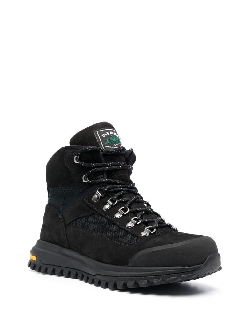 Black OnÃ_x0083_Â¨ Hiker Lace Up Ankle Boots