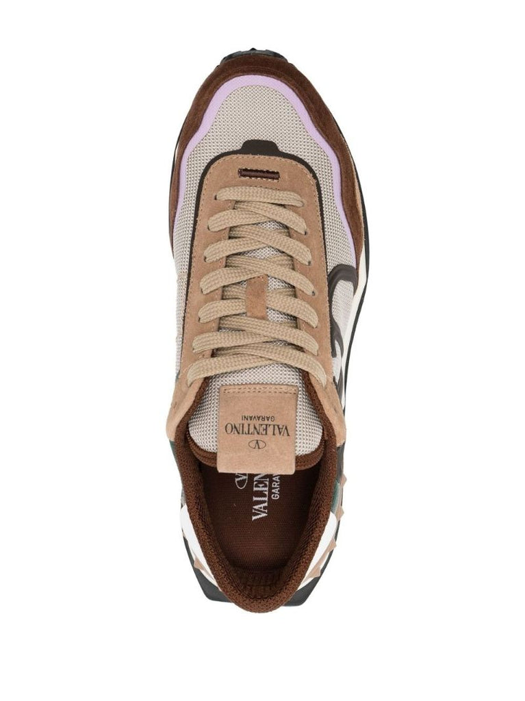 Brown Netrunner Suede Sneakers