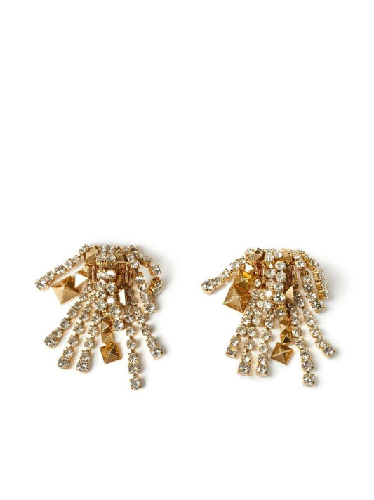 Gold-tone Brightrain Crystal Drop Earrings