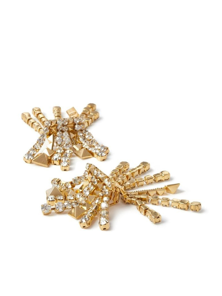 Gold-tone Brightrain Crystal Drop Earrings