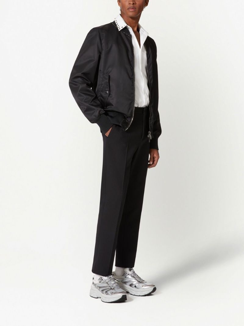 White Rockstud Cotton Shirt