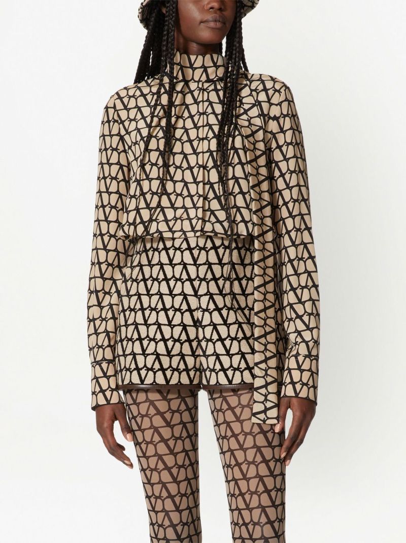 Neutral Toile Iconographe Silk Shirt