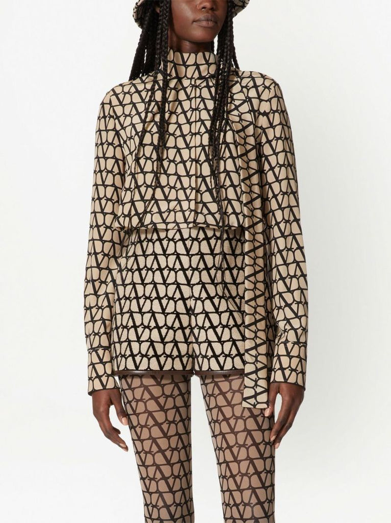 Neutral Toile Iconographe Silk Shirt