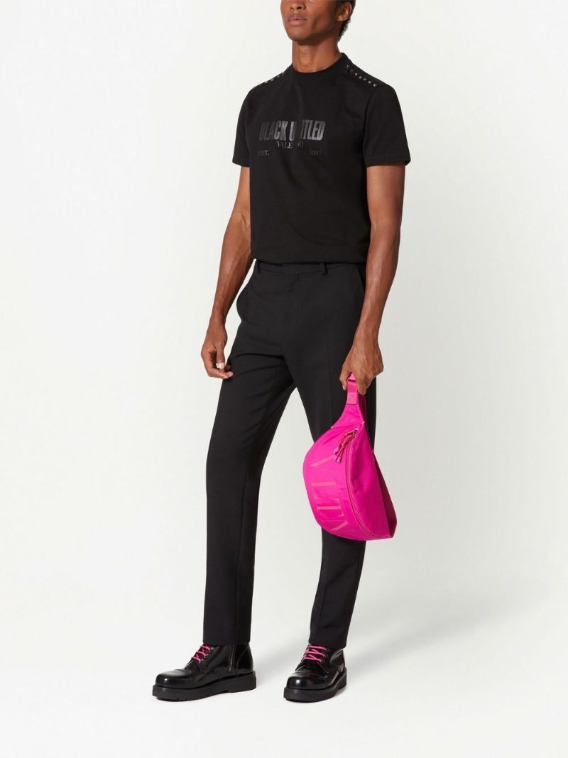 Black Untitled Studded Cotton T-shirt