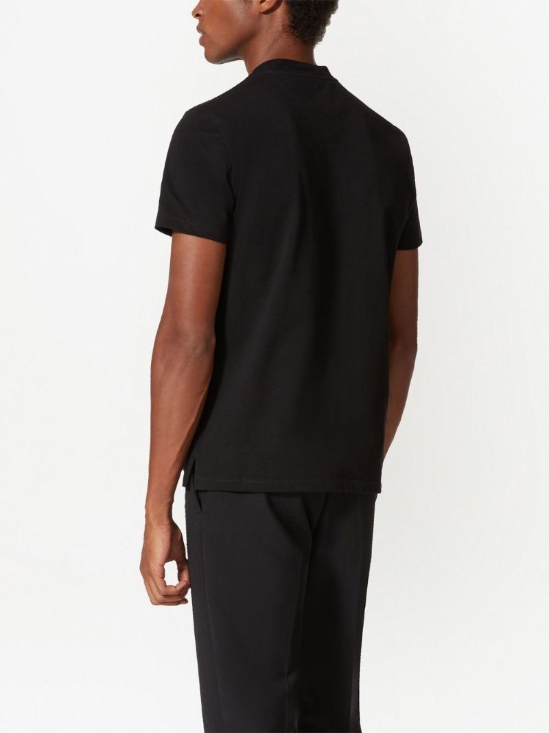 Black Untitled Studded Cotton T-shirt
