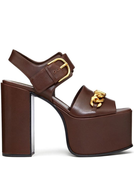 Brown Platform Sandals