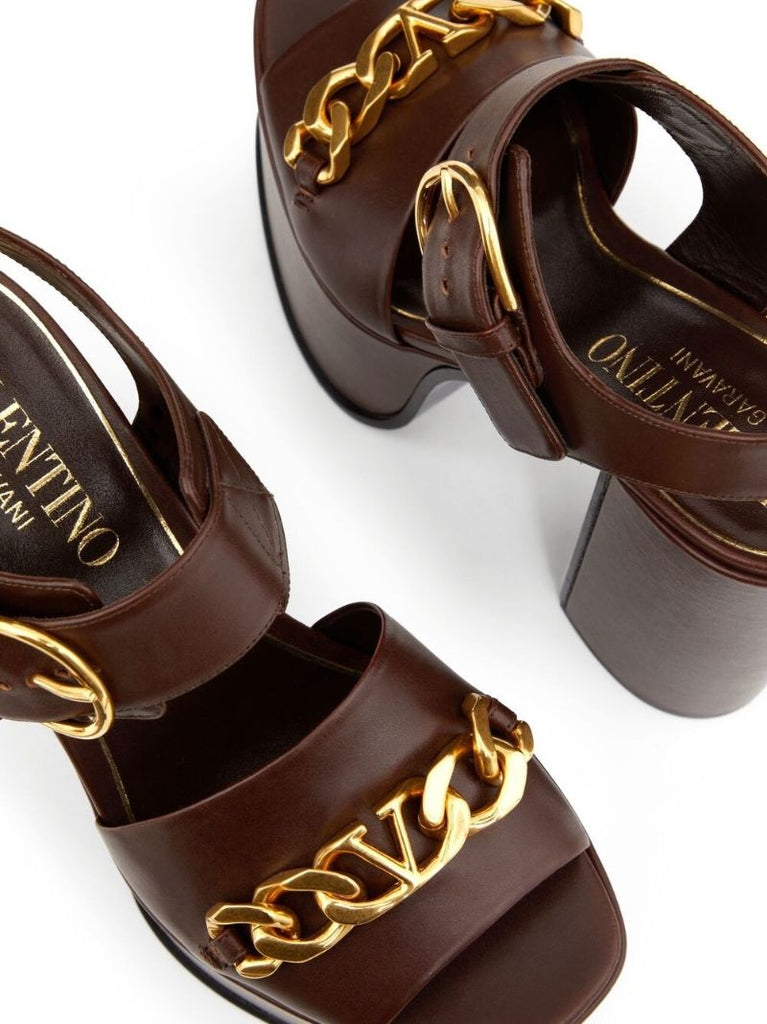 Brown Platform Sandals