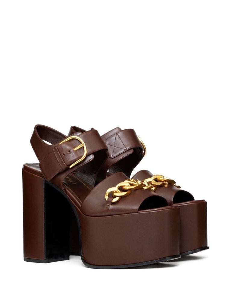 Brown Platform Sandals