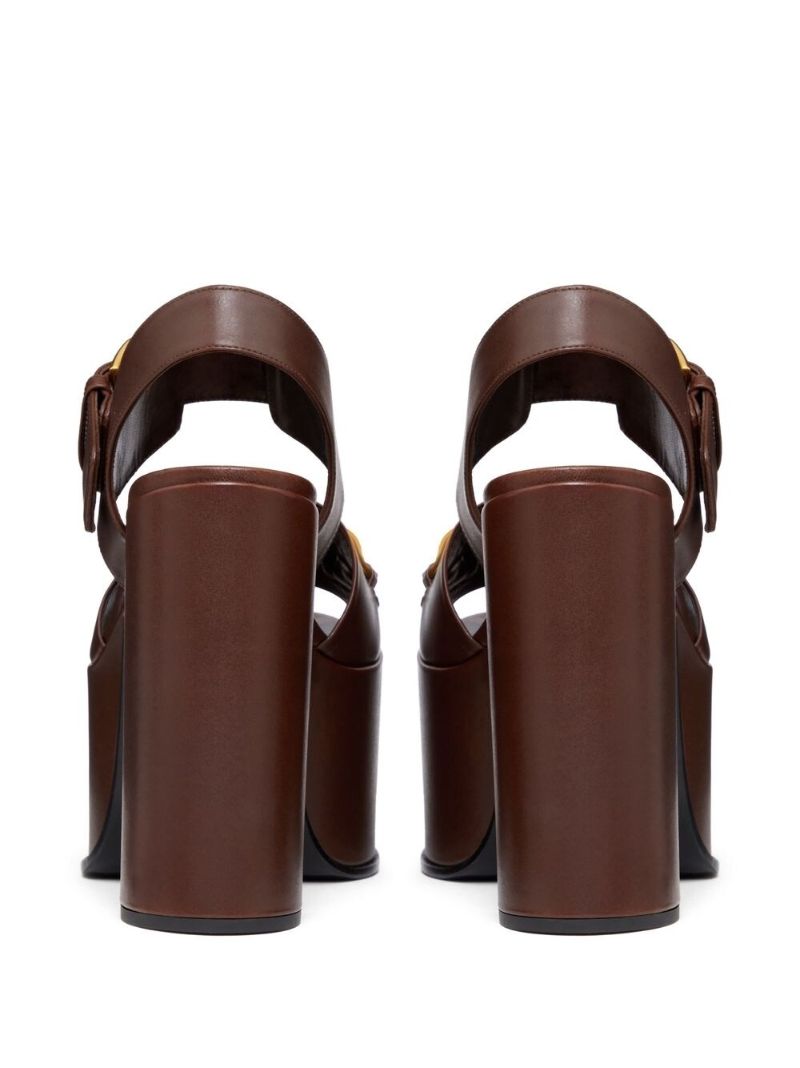 Brown Platform Sandals