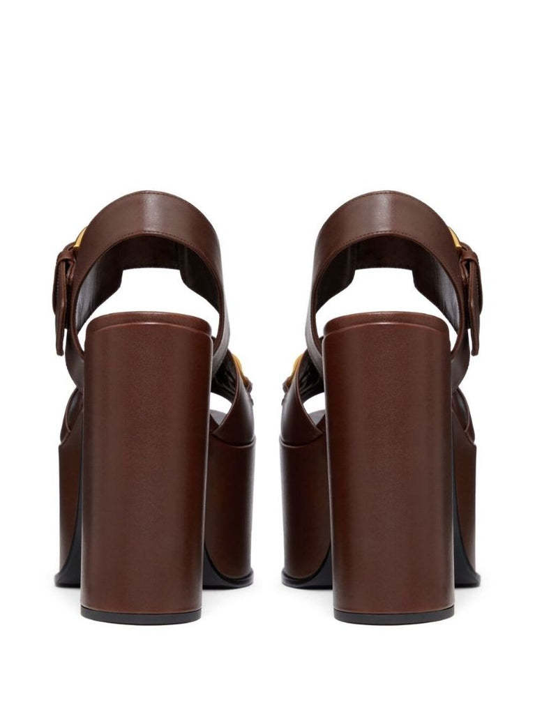 Brown Platform Sandals