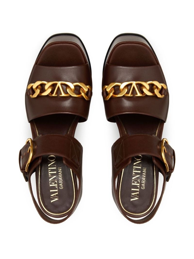 Brown Platform Sandals