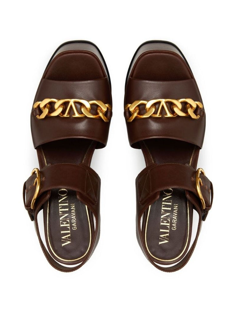 Brown Platform Sandals