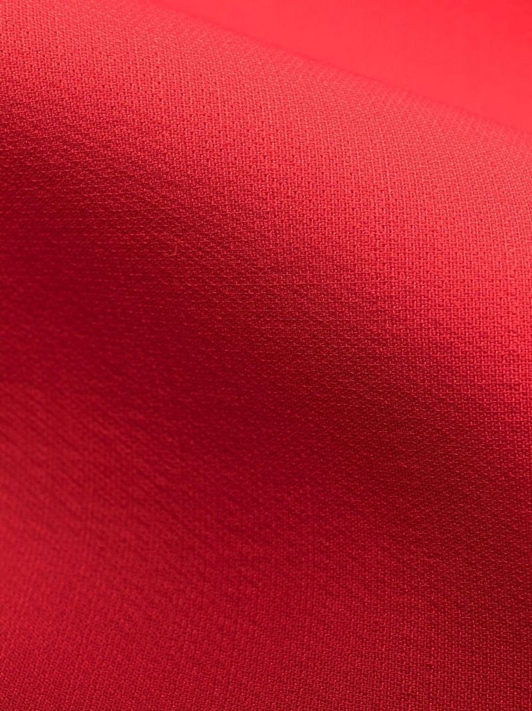 Red Crepe Couture Cut-out Dress