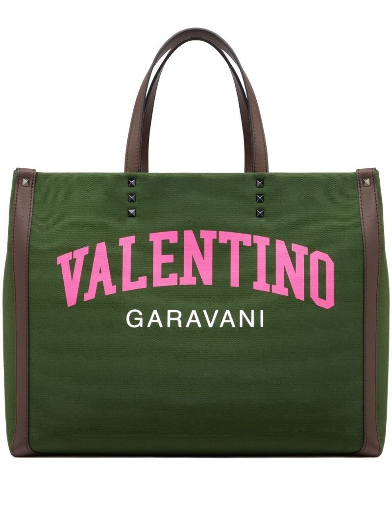Green University Canvas Shopper Bag