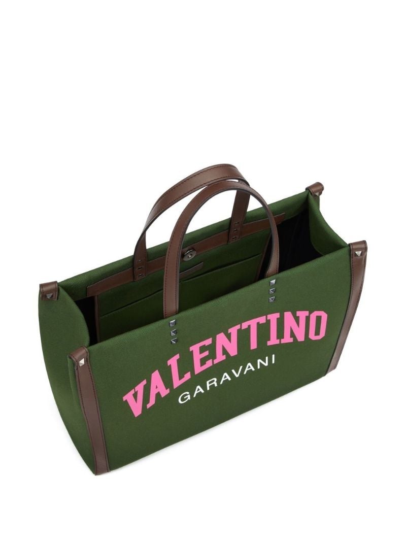 Green University Canvas Shopper Bag