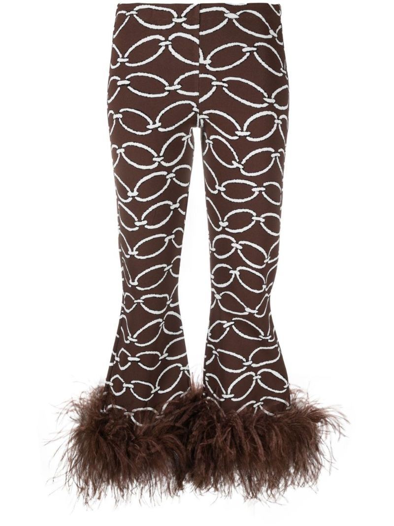 Brown Chain 1967 Flared Trousers
