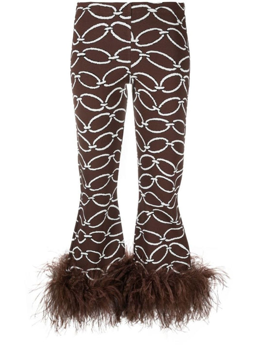 Brown Chain 1967 Flared Trousers