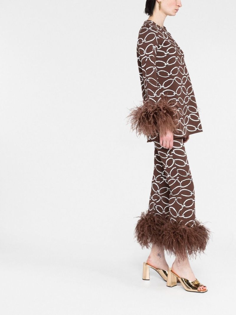 Brown Chain 1967 Flared Trousers