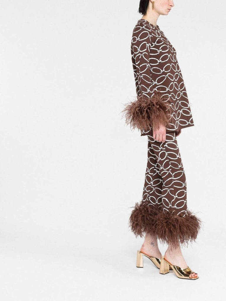Brown Chain 1967 Flared Trousers