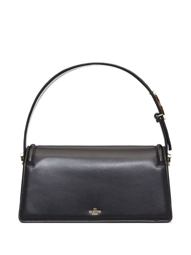 Black Leather Shoulder Bag