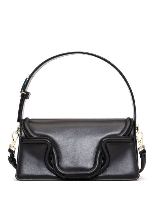 Black Leather Shoulder Bag