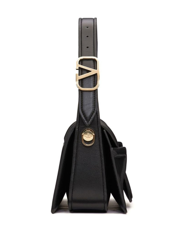 Black Leather Shoulder Bag