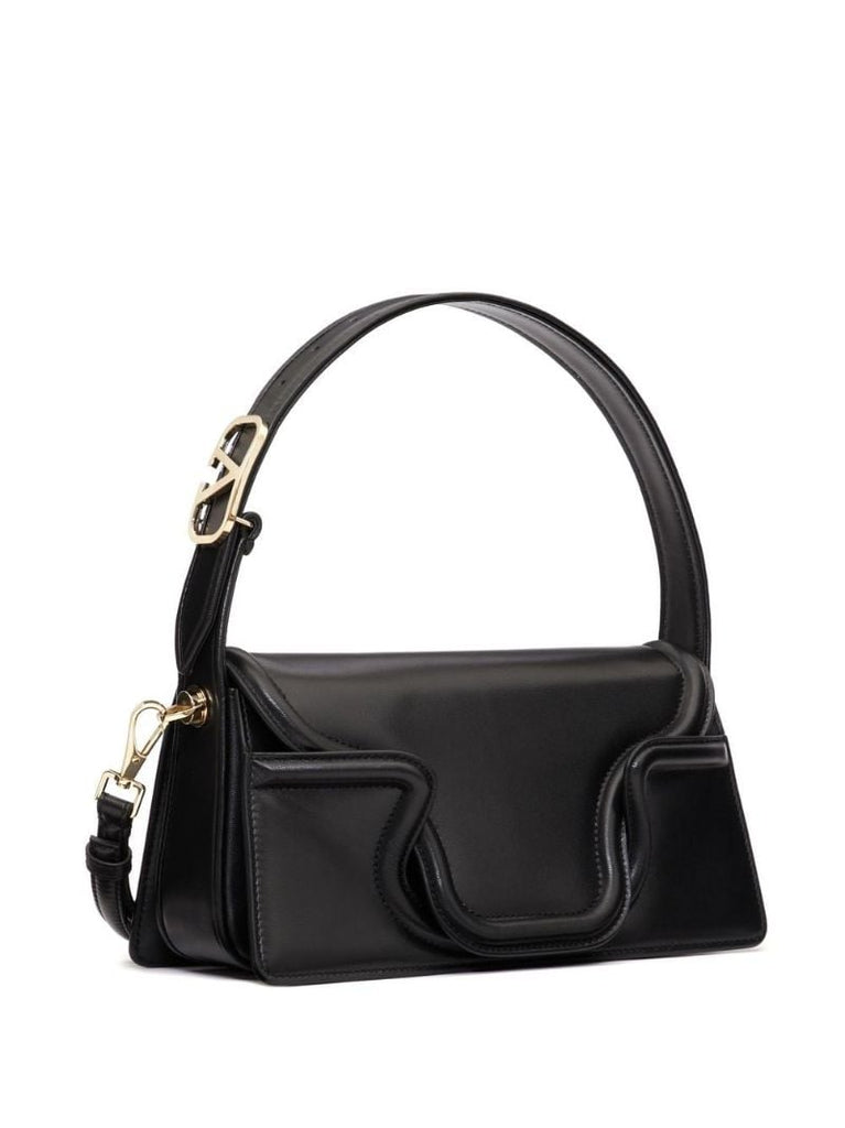 Black Leather Shoulder Bag