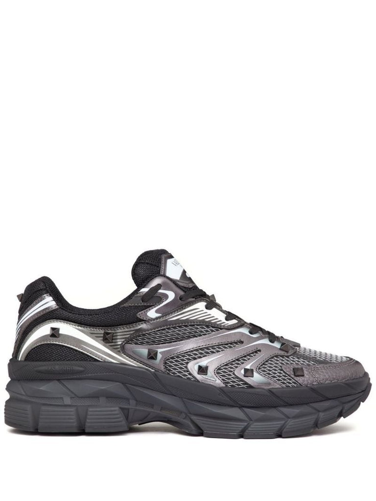 Black Ms-2960 Rockstud Sneakers