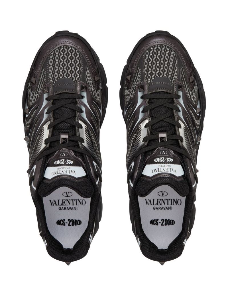 Black Ms-2960 Rockstud Sneakers