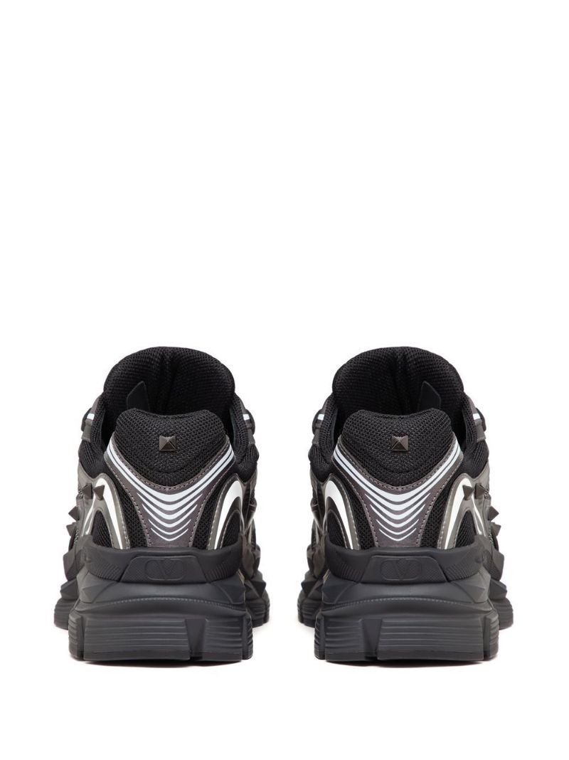 Black Ms-2960 Rockstud Sneakers