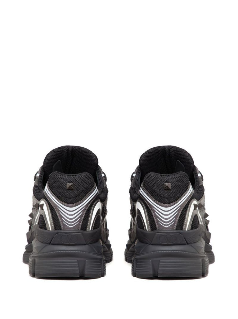 Black Ms-2960 Rockstud Sneakers