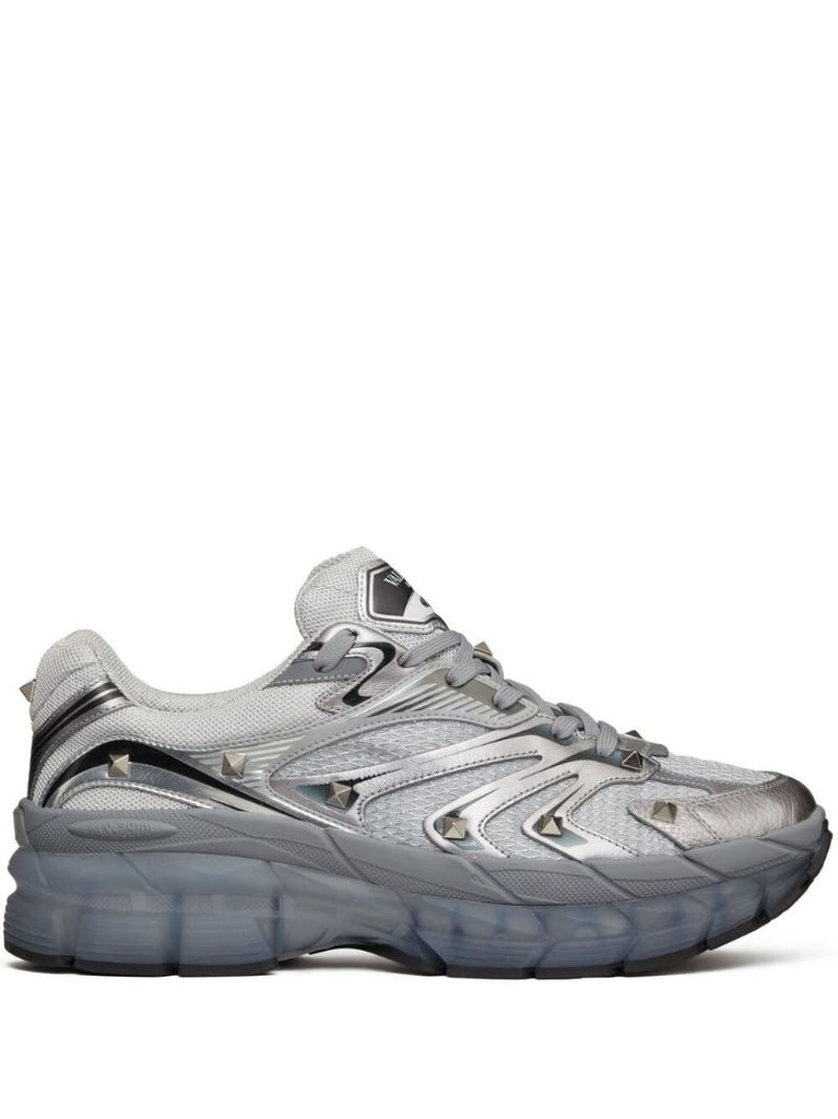 Grey Ms-2960 Leather Sneakers