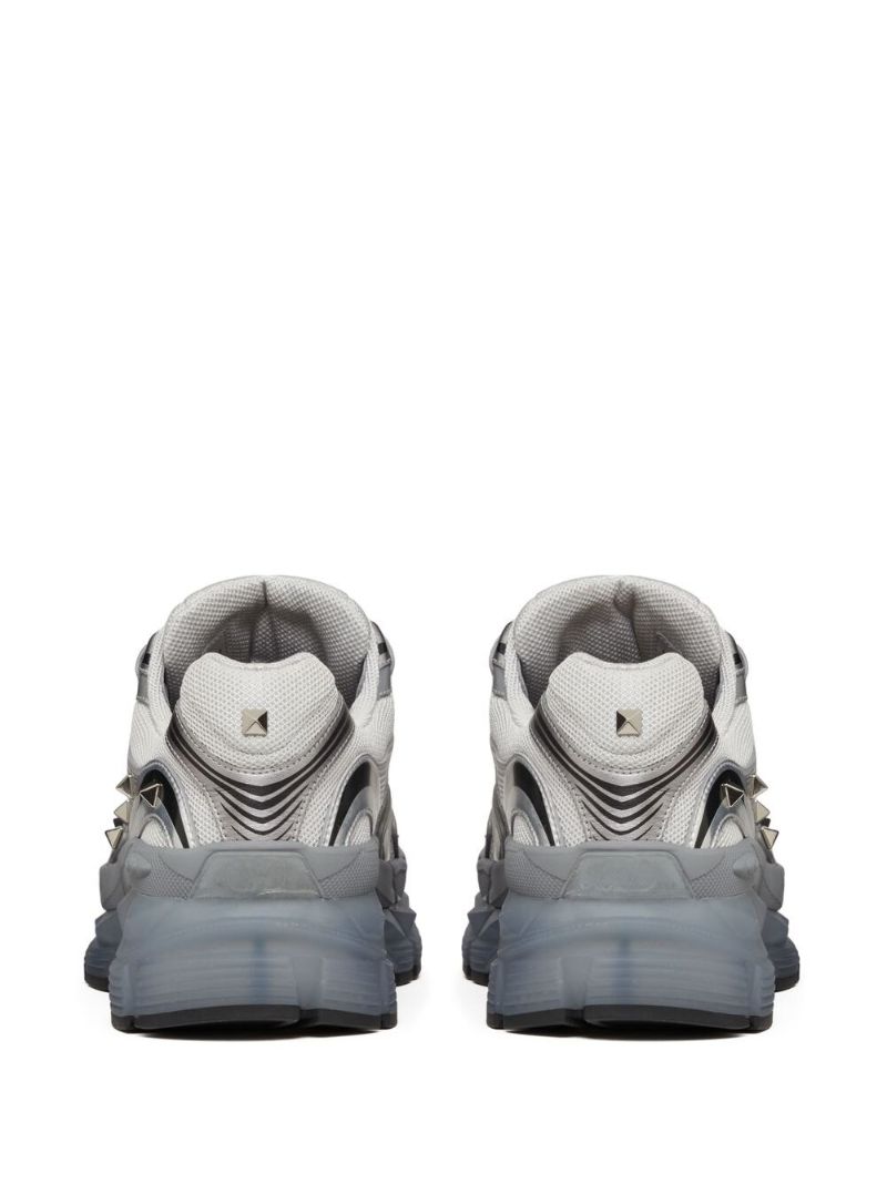 Grey Ms-2960 Leather Sneakers