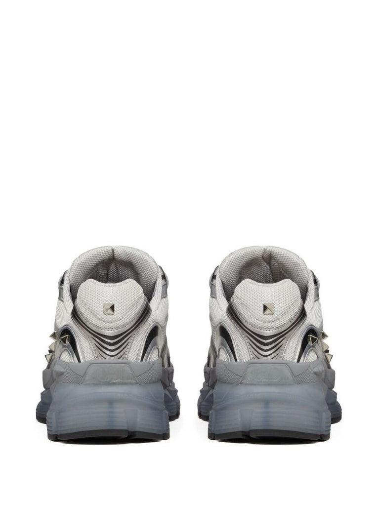 Grey Ms-2960 Leather Sneakers