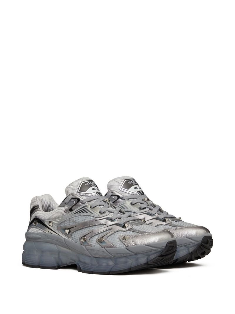 Grey Ms-2960 Leather Sneakers