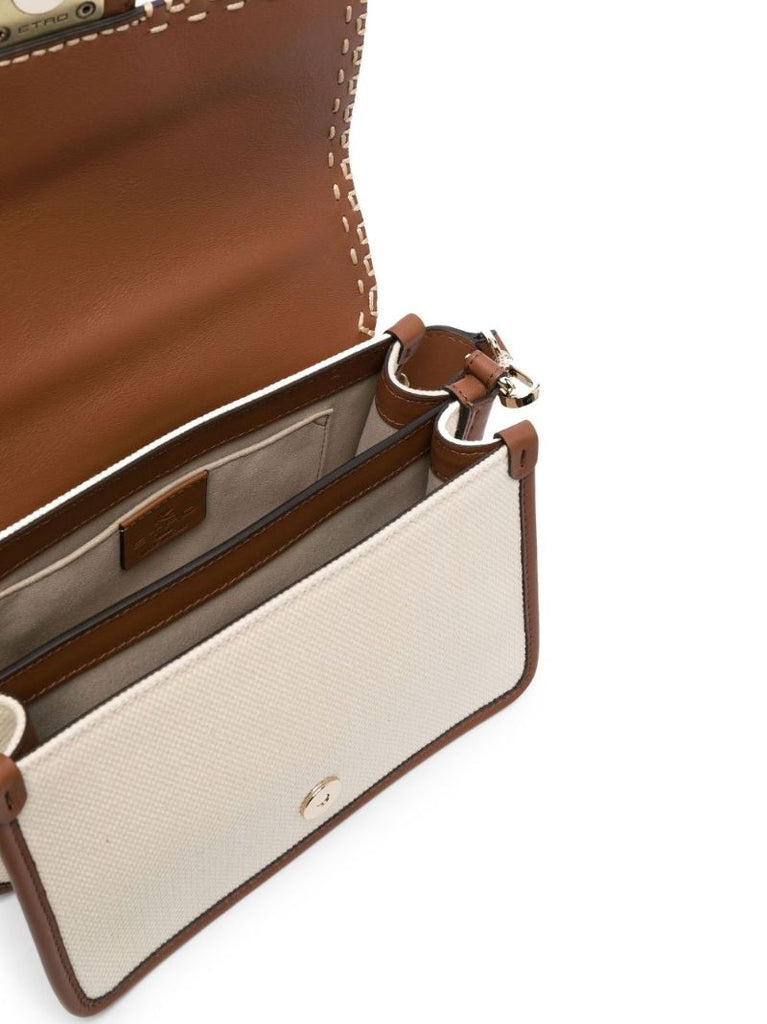 Neutral Crown Me Shoulder Bag
