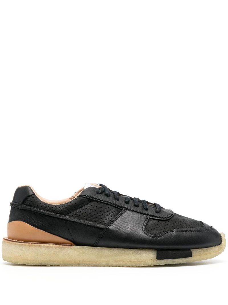Black Tor Run Leather Sneakers