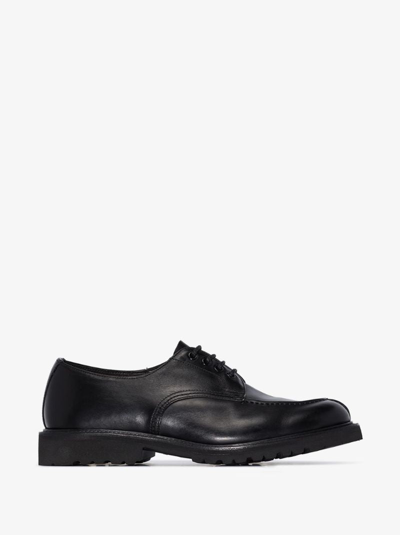 Black Kilsby Apron Olivvia Leather Derby Shoes