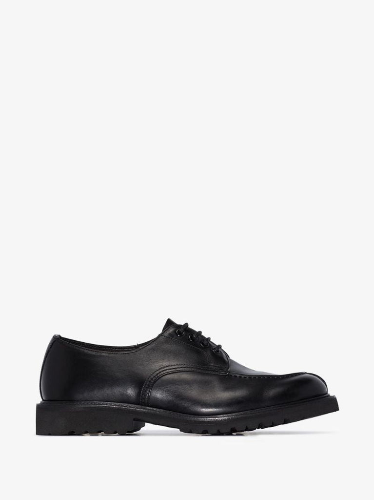 Black Kilsby Apron Olivvia Leather Derby Shoes