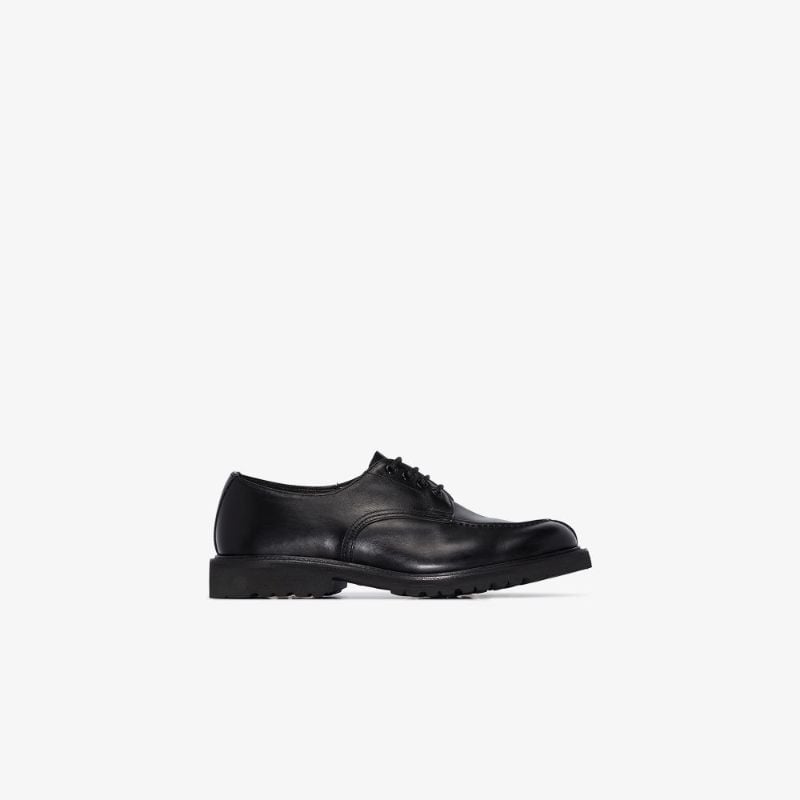 Black Kilsby Apron Olivvia Leather Derby Shoes