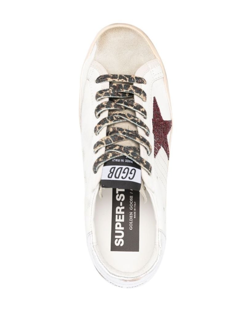 White Super-star Leather Sneakers