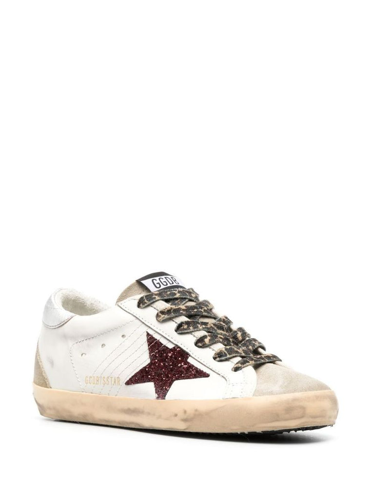 White Super-star Leather Sneakers