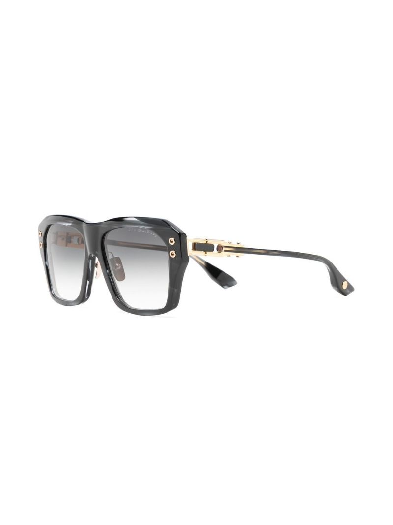 Black Grand-apx Square Sunglasses