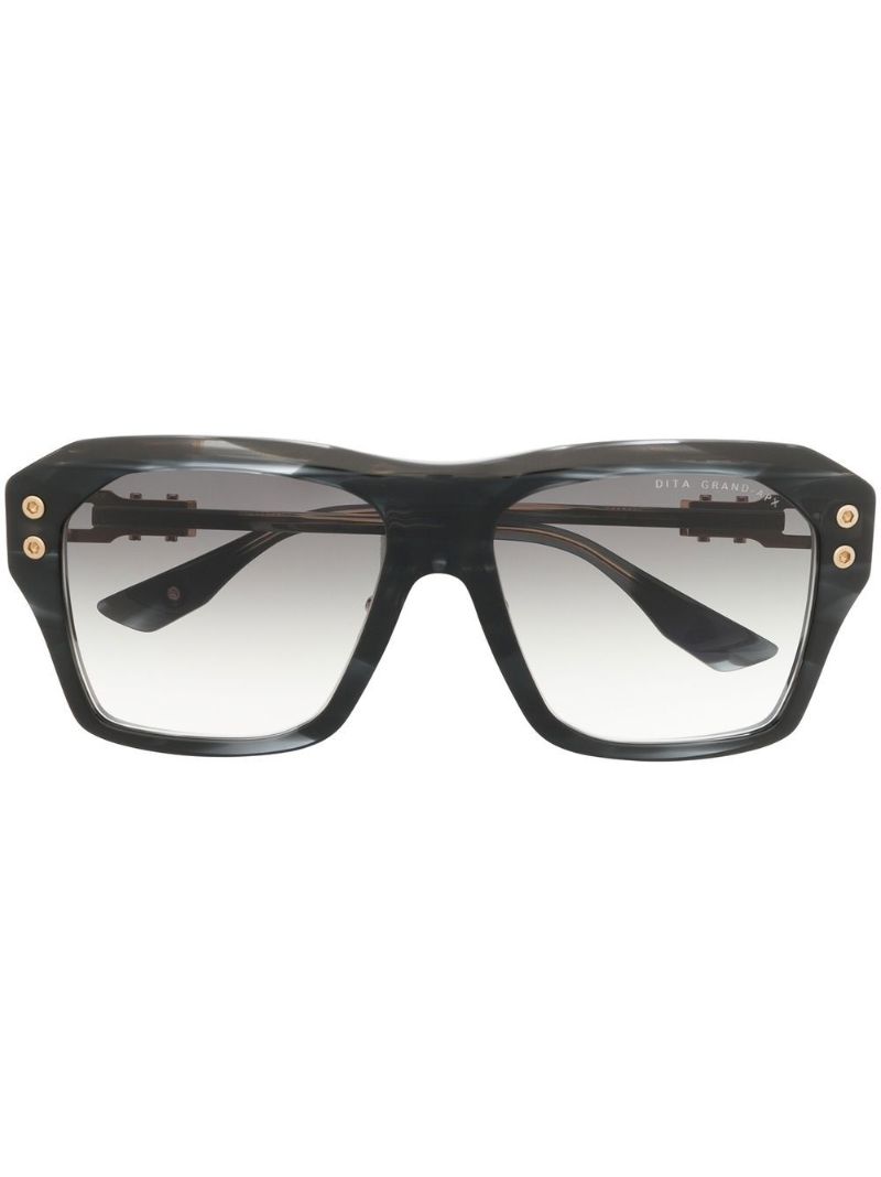 Black Grand-apx Square Sunglasses