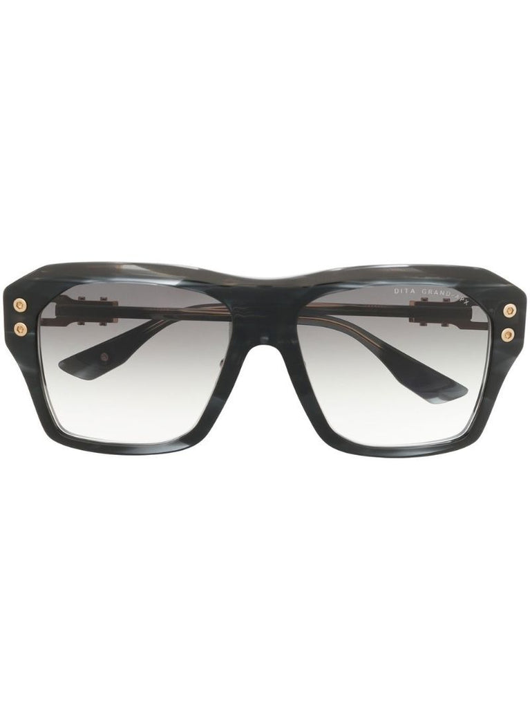 Black Grand-apx Square Sunglasses