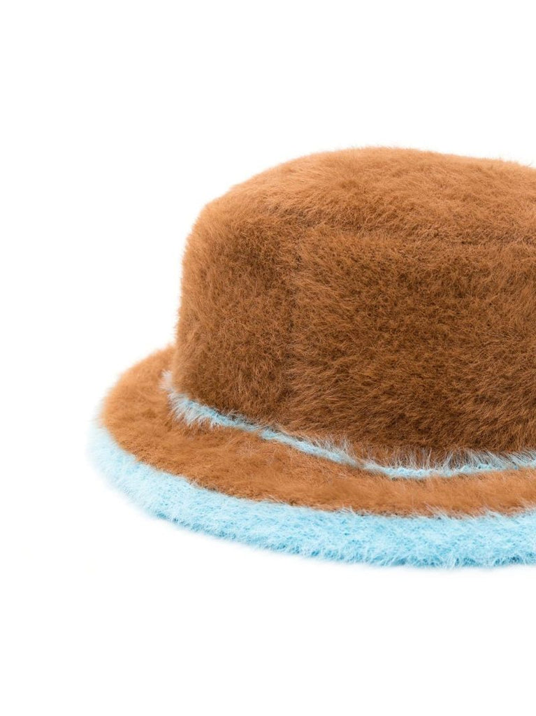 Brown Le Bob Neve Bucket Hat