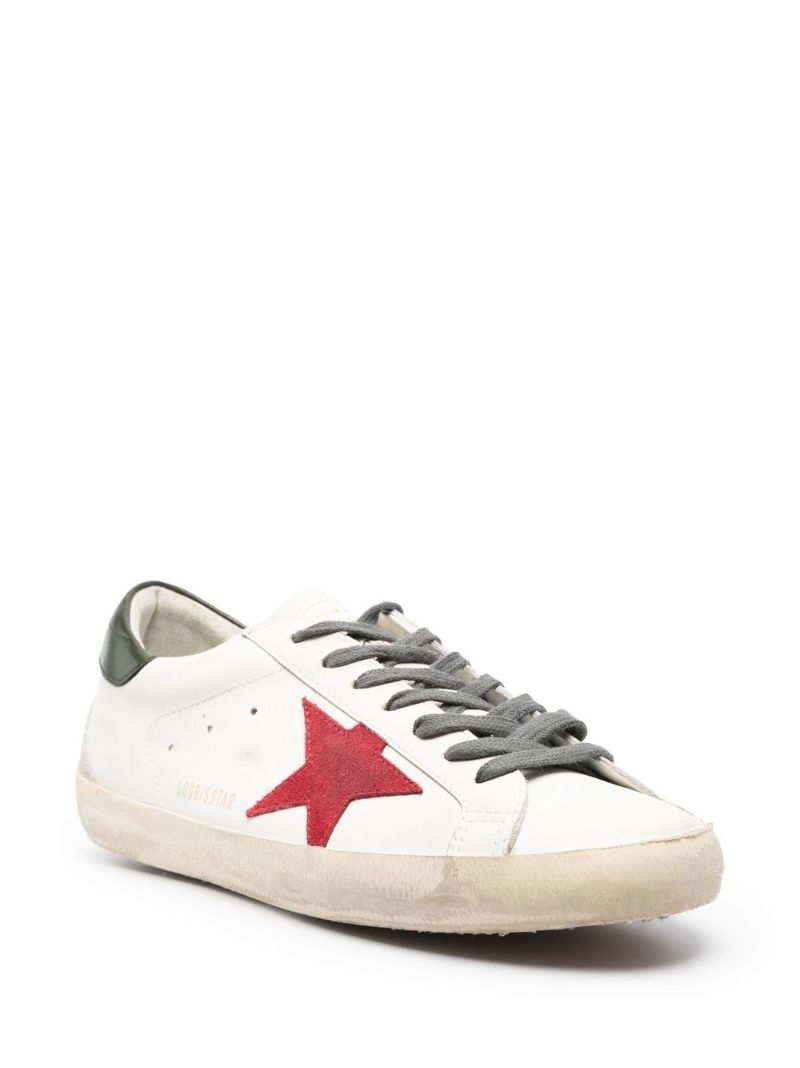 White Super-star Leather Sneakers