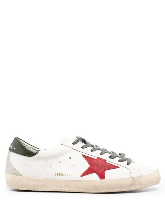 White Super-star Leather Sneakers