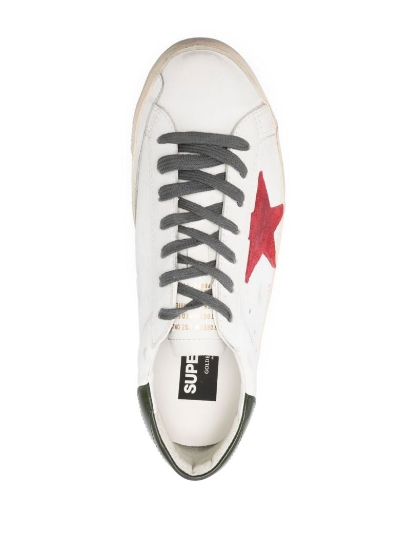 White Super-star Leather Sneakers