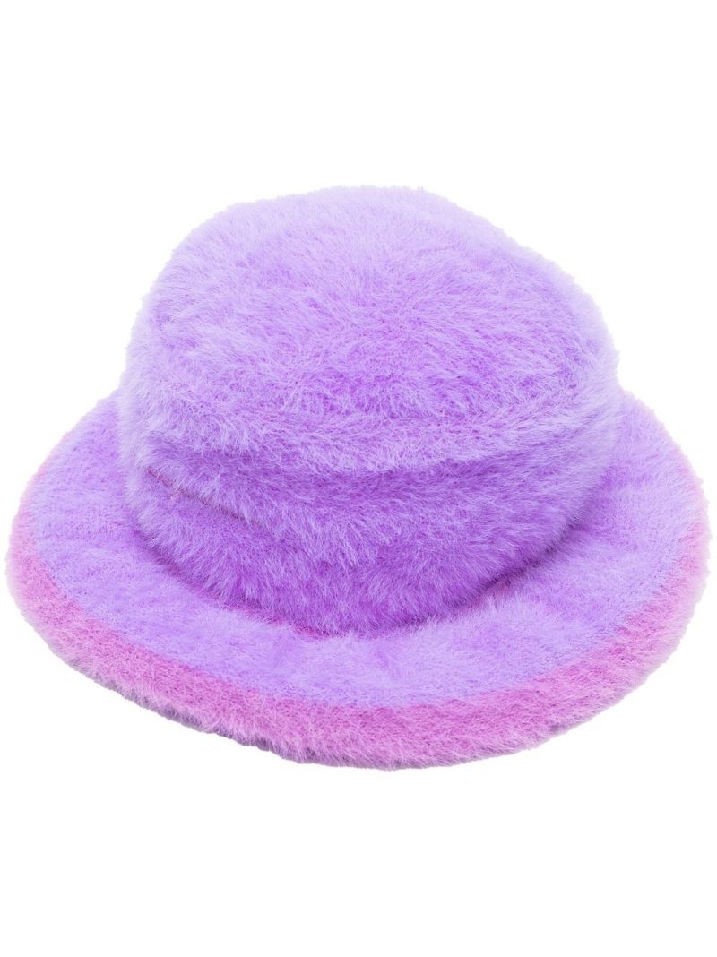 Purple Le Bob Neve Bucket Hat